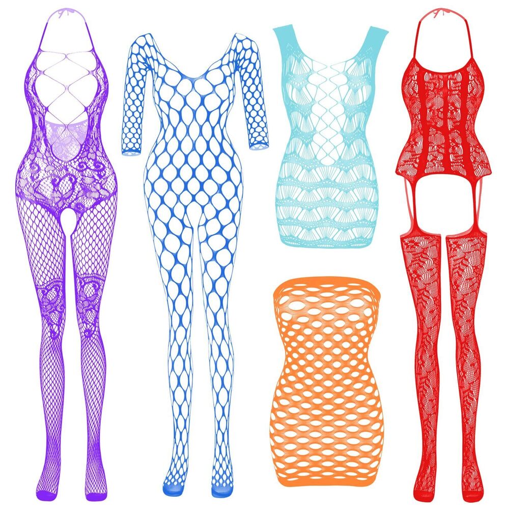 4555 Fishnet Lingerie Fishnet Bodysuit Lace Bodysuits Sexy Babydoll